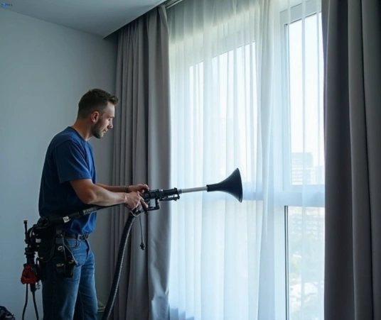 Professional drapes cleaning process tools Matty Curtain Cleaning cambridge-park-nsw