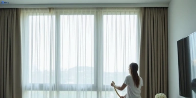 Delicate sheer drape cleaning cambridge-park-nsw Matty Curtain Cleaning