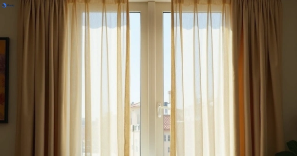 Dull dusty drapes in cambridge-park-nsw before professional cleaning